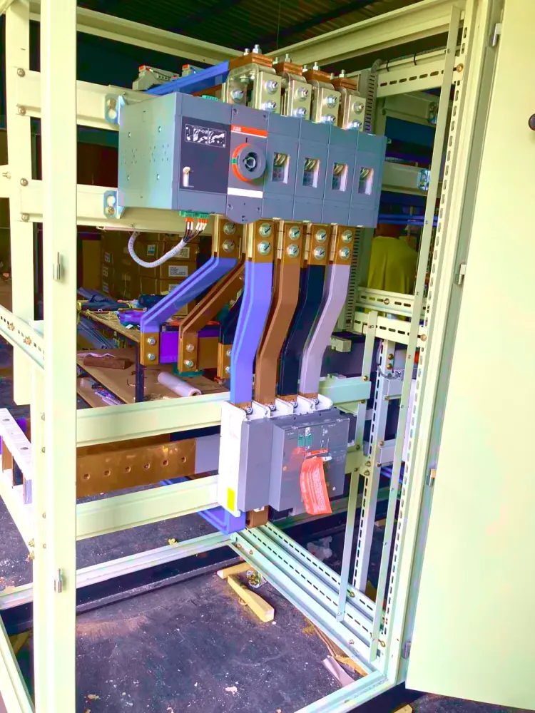 Manual Transfer Switch MTS and Low Voltage Power Distribution Panel Assembly in Sri Lanka